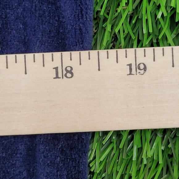 Vintage 80s Velour Sweater Womens S/M 18x23 Cropped - Picture 5 of 10